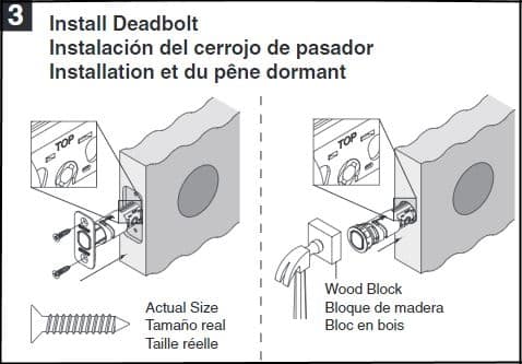 Single Cylinder Deadbolt B60/B60CS/B60F/B62 Installation Manual